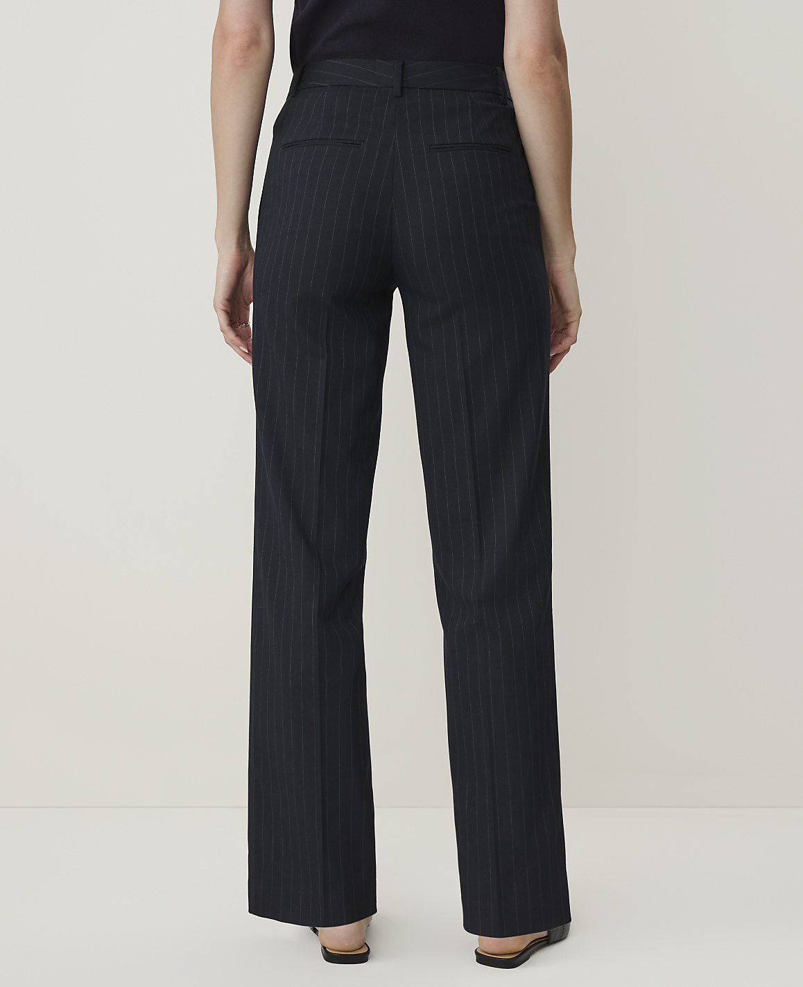The Petite Pinstripe Caroline Pant