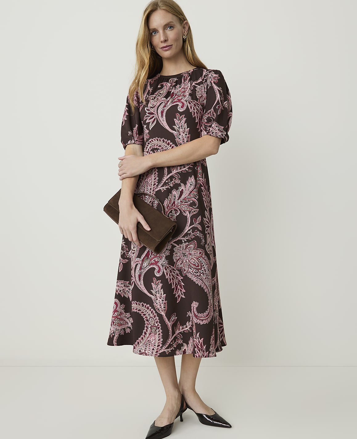patterned smock dress Emma, Gingham – ElizabethJulianah inv-175 1970s vintage look smock Ready to Wear Unique Size:42 - Made-to-Order