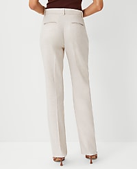 The Tall Sophia Straight Pant in Linen Blend carousel Product Image 3