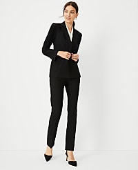 The Fitted Double Breasted Blazer in Bi-Stretch carousel Product Image 3