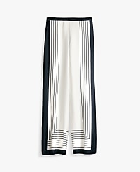The Pleated Satin Wide-Leg Pant carousel Product Image 5