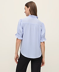 Ruffle Collar Shirt carousel Product Image 2