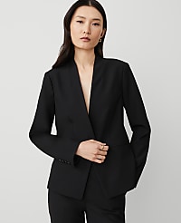 The Petite Cutaway Blazer in Bi-Stretch carousel Product Image 1