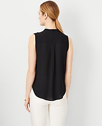 Petite Sleeveless Camp Shirt carousel Product Image 2