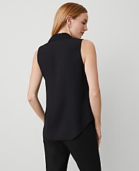 Petite Sleeveless Essential Shirt carousel Product Image 2
