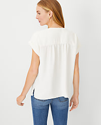 Petite Drop Shoulder Popover carousel Product Image 2