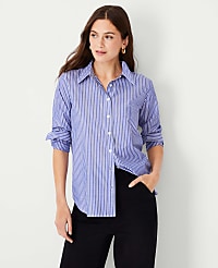 Striped Relaxed Perfect Shirt carousel Product Image 1