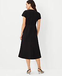 The Tall Midi Flare Dress in Double Knit carousel Product Image 2