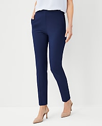 The Side Zip Ankle Pant in Bi-Stretch carousel Product Image 1