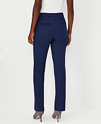 The Petite Side Zip Straight Pant in Bi-Stretch carousel Product Image 2