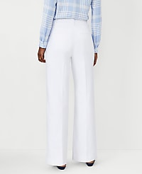 The Petite Wide Leg Pant in Cotton carousel Product Image 3