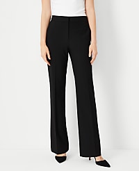 The Petite High Rise Trouser in Seasonless Stretch carousel Product Image 1