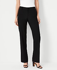 The Straight Pant in Seasonless Stretch carousel Product Image 1