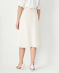 The Petite Flare Skirt in Fluid Crepe carousel Product Image 2