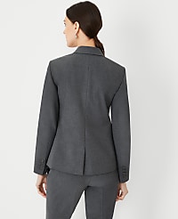 The Notched Two Button Blazer in Seasonless Stretch carousel Product Image 2