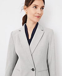 The Petite Fitted Double Breasted Blazer in Bi-Stretch carousel Product Image 3