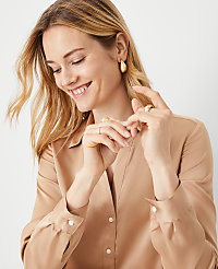 Satin Essential Shirt carousel Product Image 1