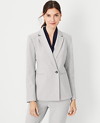 The Petite Fitted Double Breasted Blazer in Bi-Stretch carousel Product Image 1