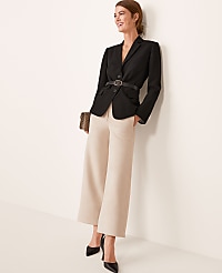 The Notched Two Button Blazer in Seasonless Stretch carousel Product Image 5