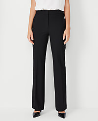 The Petite High Rise Trouser in Seasonless Stretch - Curvy Fit carousel Product Image 1