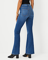 The Tall Boot Jean in Bright Mid Indigo Wash carousel Product Image 2