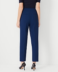 The Petite Side Zip Ankle Pant in Fluid Crepe carousel Product Image 2