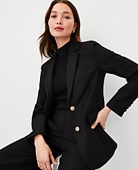 The Greenwich Blazer in Bi-Stretch Twill carousel Product Image 3