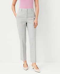 The High Rise Ankle Pant in Plaid carousel Product Image 2
