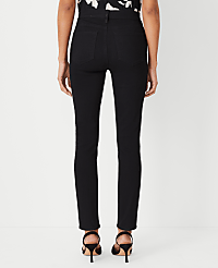 Petite Mid Rise Skinny Jeans in Light Wash Indigo - Curvy Fit carousel Product Image 2