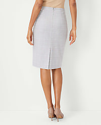 The Pencil Skirt in Plaid carousel Product Image 3