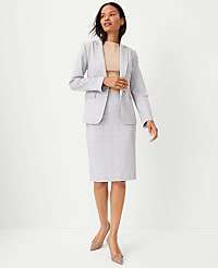The Pencil Skirt in Plaid carousel Product Image 1