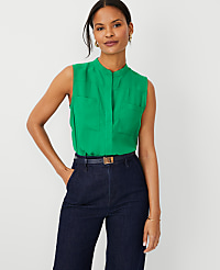 Sleeveless Camp Shirt carousel Product Image 1