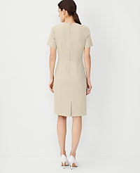 The Short Sleeve Sheath Dress in Bi-Stretch &mdash;&nbsp;Curvy Fit carousel Product Image 2