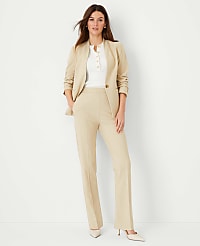 The Side Zip Straight Pant in Bi-Stretch carousel Product Image 1