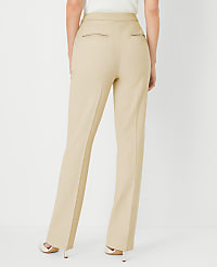The Side Zip Straight Pant in Bi-Stretch &mdash; Curvy Fit carousel Product Image 2