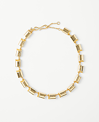 Metal Rectangular Statement Necklace carousel Product Image 1