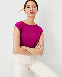Petite Wedge Sweater Shell carousel Product Image 3