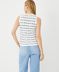 Petite Textured Scoop Neck Tank Top carousel Product Image 2
