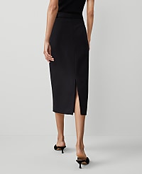 Petite Ponte Belted Midi Pencil Skirt carousel Product Image 4