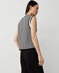 Geo Stitch Sweater Vest carousel Product Image 3