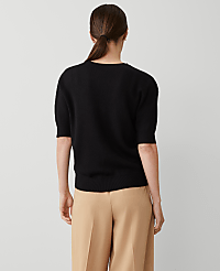 Jacquard Sweater Tee carousel Product Image 2