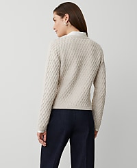 Basketweave Sweater Jacket carousel Product Image 2