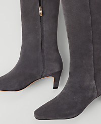 Kitten Heel Suede Boot carousel Product Image 2