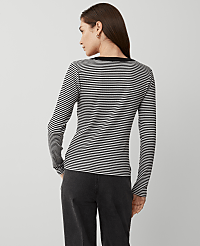 Stripe Button Knit Jacket carousel Product Image 2