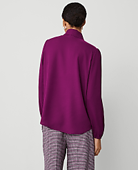 Petite Tie V-Neck Popover carousel Product Image 2