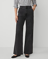 The Petite Denim Trouser carousel Product Image 3