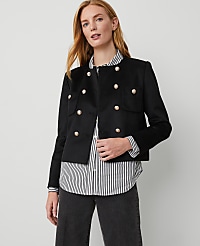 Double Breasted Patch Pocket Jacket carousel Product Image 1