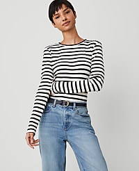 Crew Neck Long Sleeve Top carousel Product Image 1