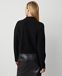 Mock Neck Ribbed Sweater carousel Product Image 2