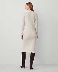 Cashmere Ribbed Cardigan Dress carousel Product Image 2